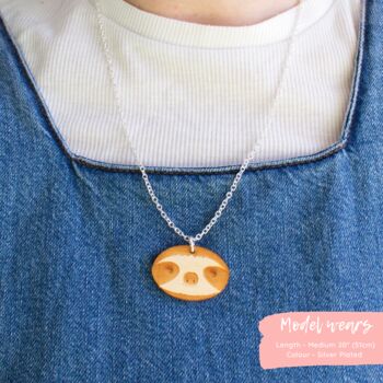 Wooden Sloth Necklace, 5 of 12