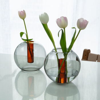 Medium Bubble Glass Vase, 8 of 8