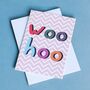 Woo Hoo Celebration Card Fun And Colourful, thumbnail 2 of 2