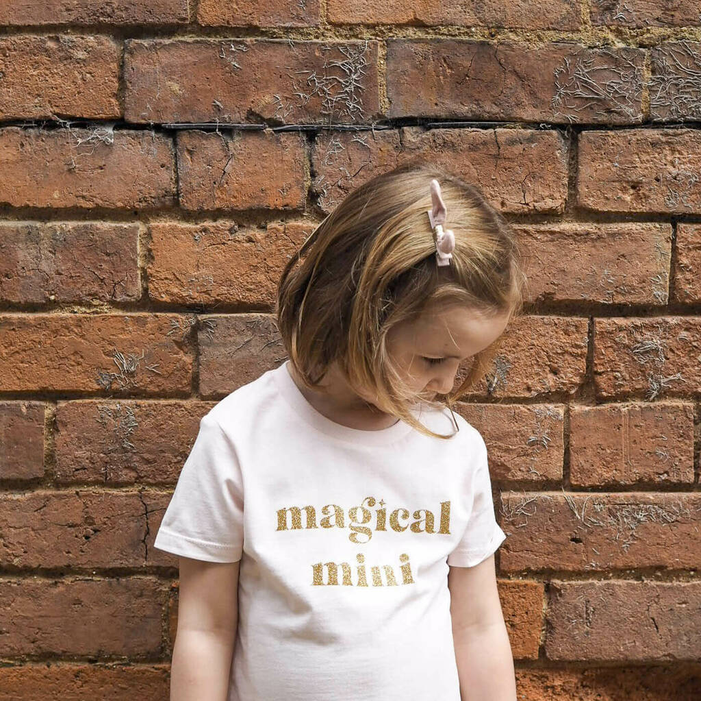 Magical Mini Matching T Shirt Set 
