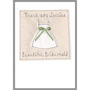 Personalised Bridesmaid Or Flower Girl Dress Card, thumbnail 11 of 11