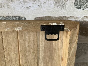 French Bathroom Sign Wooden Wc Plaque French Home Décor, 2 of 7