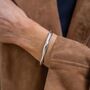 Elya Chunky Organic Sterling Silver Cuff, thumbnail 1 of 3