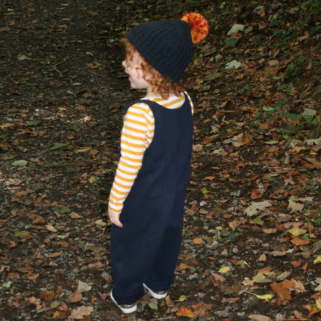 Children's Linen Dungarees By Clara