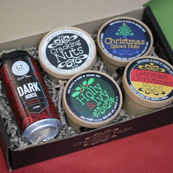 Beer And Nut Hamper One Ale And Four Tubs Of Nuts, 2 of 4