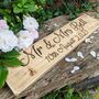 Personalised Vintage Mr And Mrs Wedding Sign, thumbnail 1 of 3