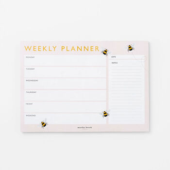 Bee Weekly Planner Pad, 2 of 4