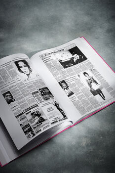 Whitney Houston Personalised Gift Music Legend Deluxe Book, 5 of 11