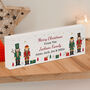 Personalised Christmas Nutcracker Wooden Mantel Decoration, thumbnail 4 of 5