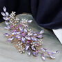 Floral Lilac Hair Comb, thumbnail 1 of 4