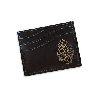 Dad Tattoo Leather Card Holder, 2 of 8