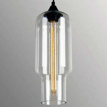 Art Deco Glass Pendant Light, 6 of 11