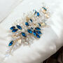 Teal Bridal And Occasion Headpiece, thumbnail 4 of 5