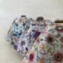 Purple Statement Handcrafted Floral Clutch Bag, thumbnail 9 of 11