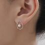 Two Way Pearl Ear Jacket In Sterling Silver, thumbnail 1 of 10
