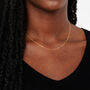 Solid 9ct Gold Light Trace Chain Necklace – 16in To 20in, thumbnail 1 of 9