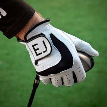 Personalised Men's Golf Glove For Left Hand Golfer, 2 of 7