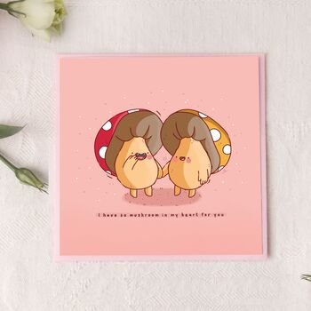 Cute Mushroom Greetings Card, 3 of 9