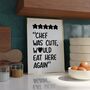 Chef Was Cute Print, thumbnail 3 of 8