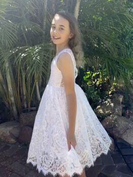 Ember In Ivory ~ Party Or Flower Girl Dress, 6 of 6