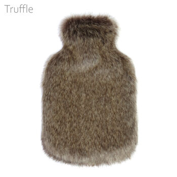Faux Fur Hot Water Bottle. Available In Two Sizes, 10 of 10