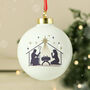 Personalised Nativity Bauble – Christmas Tree Decorations, thumbnail 1 of 4