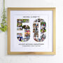 Personalised Golden Wedding Anniversary Photo Collage, thumbnail 3 of 9