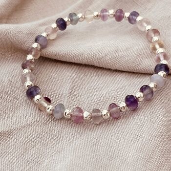 Sterling Silver Fluorite Bracelet, 6 of 6