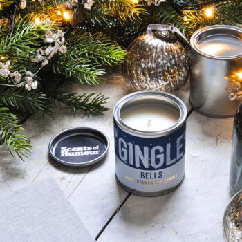 'Gingle Bells' Gin And Tonic Scented Candle, 4 of 5