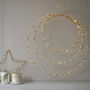 Gold Leaf Triple Light Up Wreath, thumbnail 1 of 2