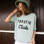 Toastie Club Women’s Slogan T Shirt, thumbnail 2 of 3