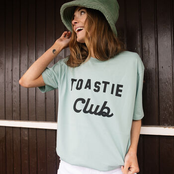 Toastie Club Women’s Slogan T Shirt, 2 of 3