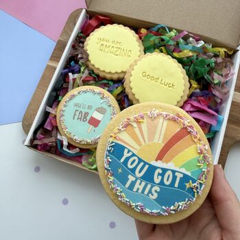 Good Luck Exam Biscuit Gift Box, 2 of 3