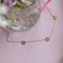 Triple Daisy Chain Necklace, thumbnail 9 of 10
