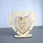 Miniature Wood Hanging Heart Mother's Day Card, thumbnail 1 of 2