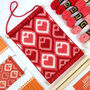 Bargello Tapestry Kit, Love Hearts Wall Hanging, thumbnail 2 of 9