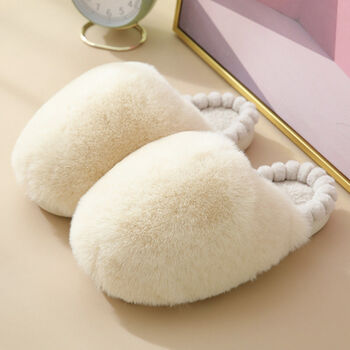 Super Fluffy Slippers With A Personalised Gift Bag, 3 of 6