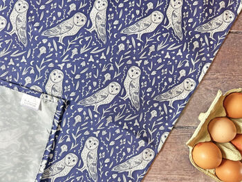 Owls Print Tea Towel, 4 of 8