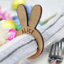 Personalised Easter Bunny Napkin Ring, thumbnail 3 of 5