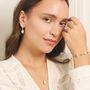 Timeless Pearl Jewellery Set In Sterling Silver And 18k Gold Vermeil, thumbnail 2 of 12