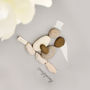 Personalised Bride And Groom Pebble Artwork, thumbnail 3 of 5