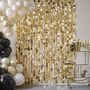 Gold Sequins Hanging Backdrop Decoration, thumbnail 1 of 3