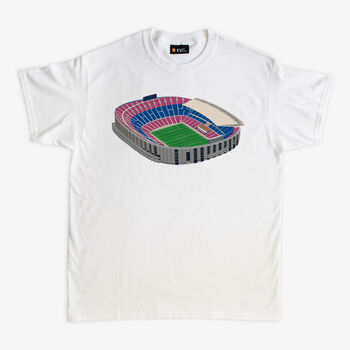 Camp Nou Stadium Barcelona T Shirt, 2 of 4