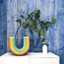 Bright U Shape Rainbow Vase, thumbnail 3 of 11