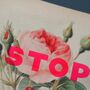 Stop And Smell The Roses Screenprint, Unframed, thumbnail 7 of 8