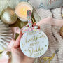 Personalised First Christmas Tree Decoration, thumbnail 5 of 6