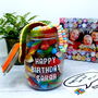 'Happy Birthday' Personalised Retro Sweets Jar, thumbnail 1 of 5