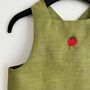 Personalised Children's Apron 100% Linen Kids Pinafore Apron, thumbnail 5 of 10
