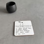 Pudding Coaster – David Shrigley Funny Art Gift, thumbnail 5 of 5