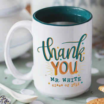 Personalised ‘Thank You’ Teacher Mug, 4 of 6